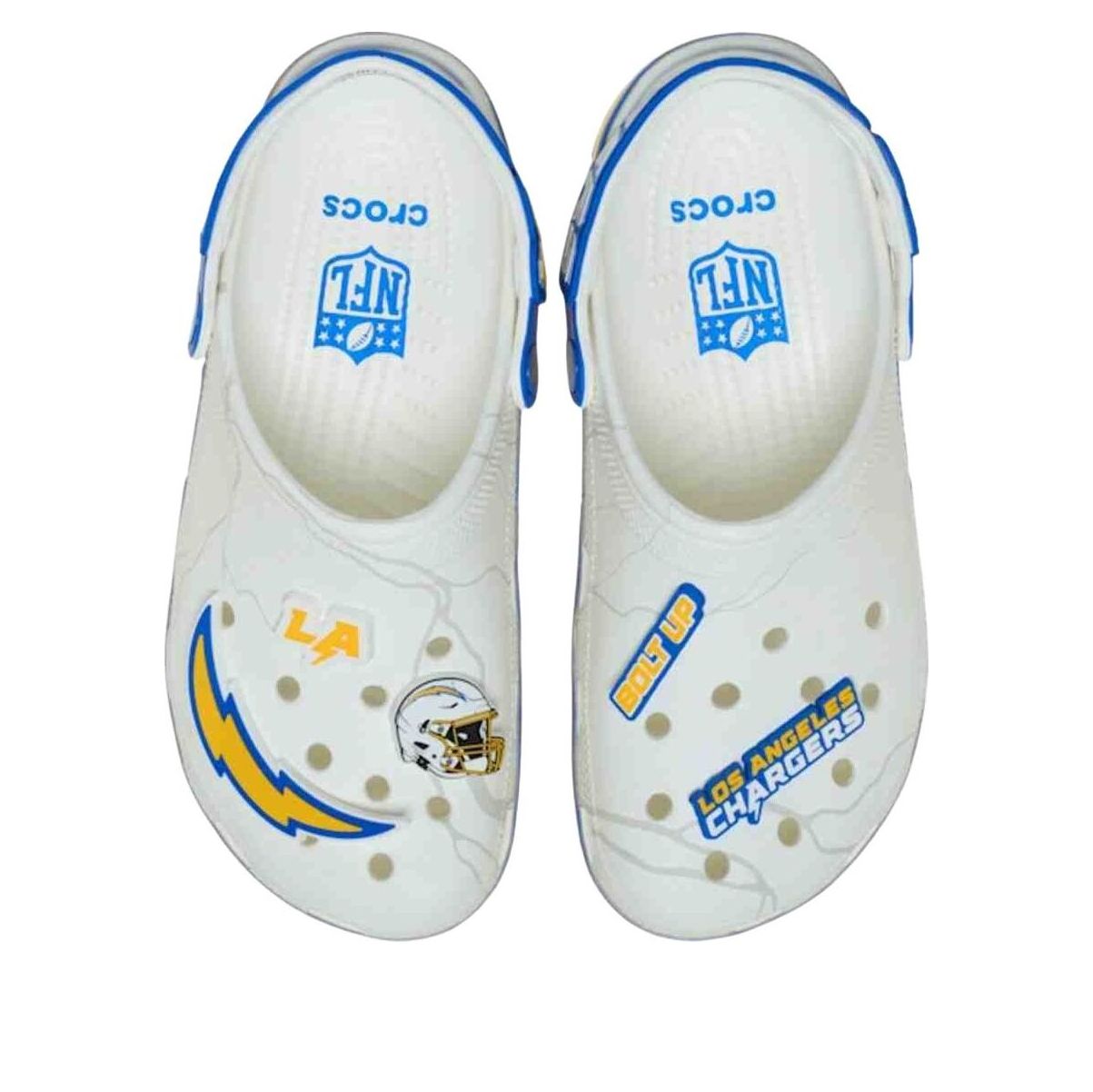Crocs x NFL Classic Clog Los Angeles Chargers 'White Blue' 213170-90H