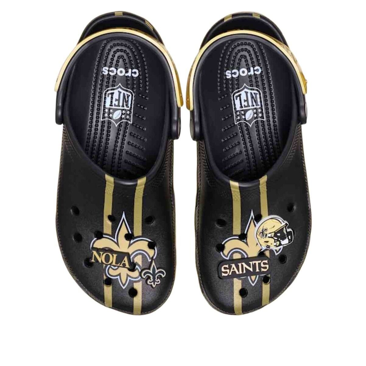 Crocs x NFL Classic Clog New Orleans Saints 'Black Gold' 213172-90H