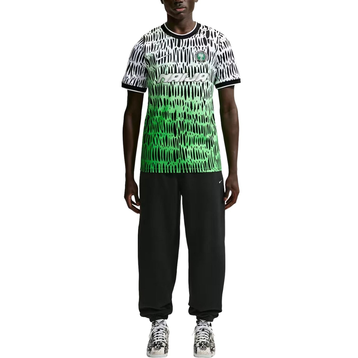 Nike x Nigeria x Slawn Dri-FIT Academy Pro T-Shirt 'Black' IH1686-010