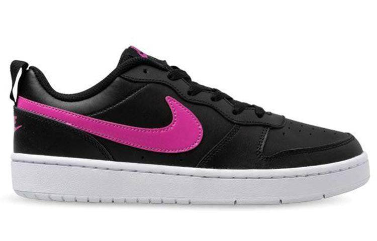 (GS) Nike Court Borough Low 2 'Black Active Fuchsia' BQ5448-003