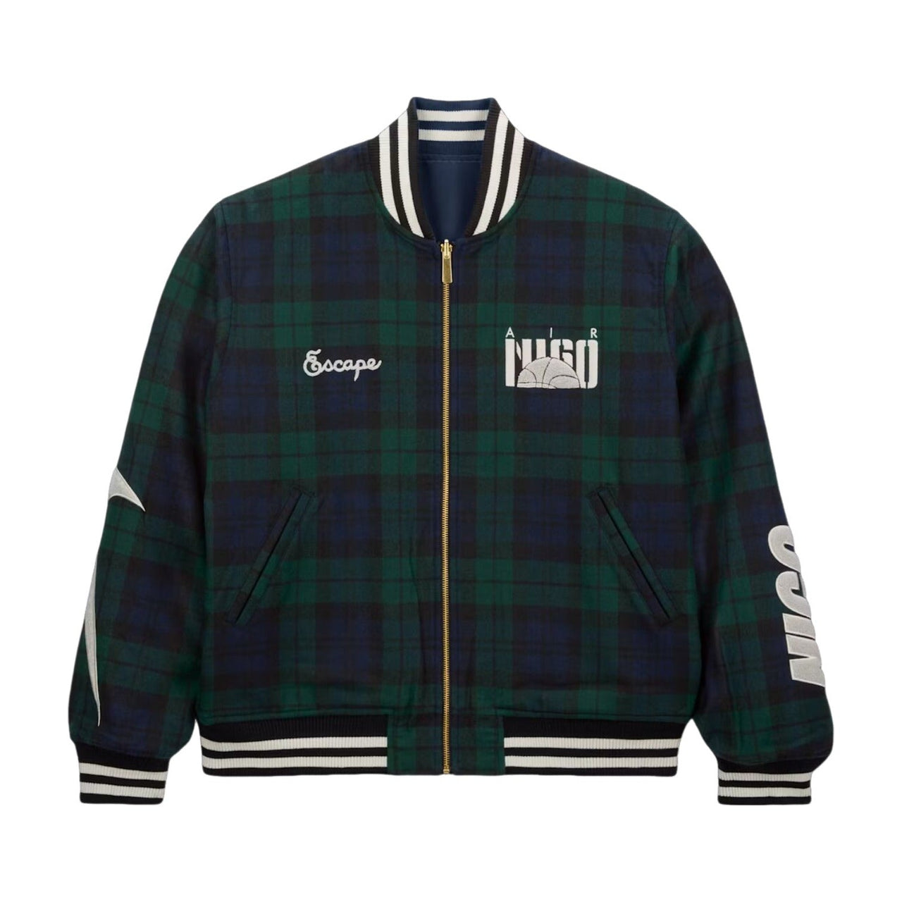 Nike x NIGO Souvenir Jacket 'Midnight Navy Black' HQ7525-410