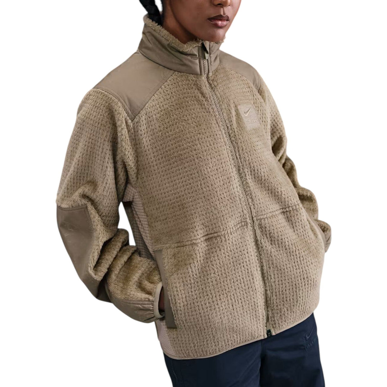 Nike x Stussy High-Loft Full-Zip Jacket 'Khaki' HQ8524-223
