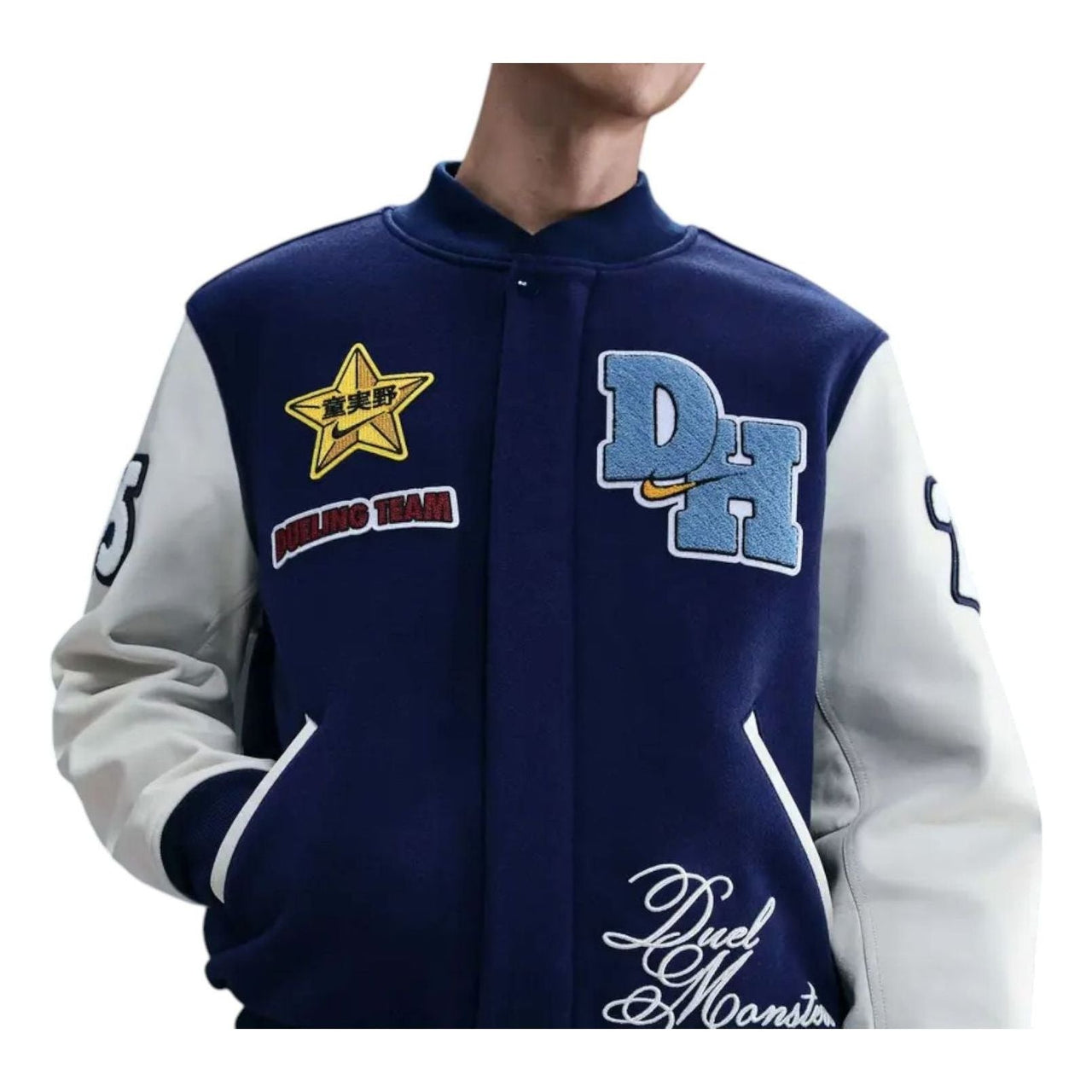 Nike x Yu-Gi-Oh! Destroyer Jacket 'Blue White' IO7982-492