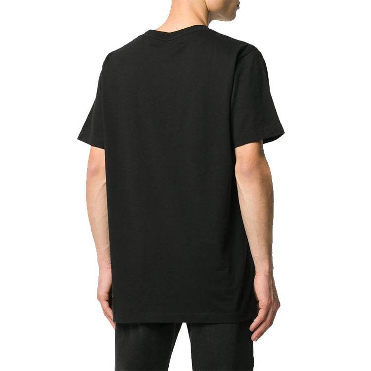 Off-White Small Logo Round Neck Short Sleeve Black OMAA027R201850171001