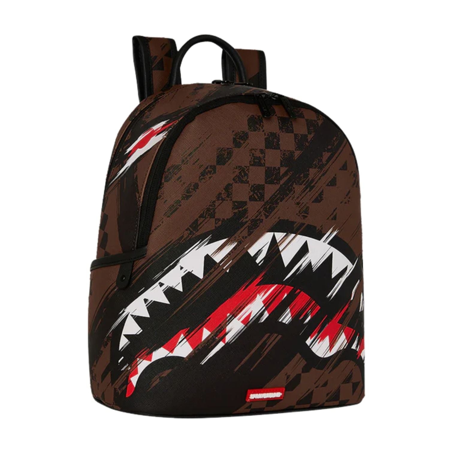 Sprayground Smeared Grunge Savage Backpack 'Brown Black' B8964