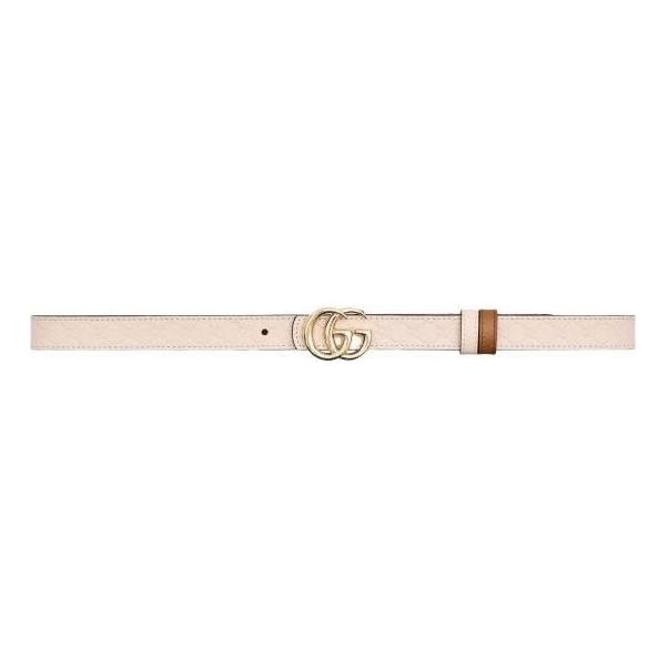 (WMNS) Gucci 26 Reversible GG Marmont Thin Belt 'Pink' 847132-AAFYB-5746