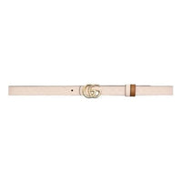 (WMNS) Gucci 26 Reversible GG Marmont Thin Belt 'Pink' 847132-AAFYB-5746