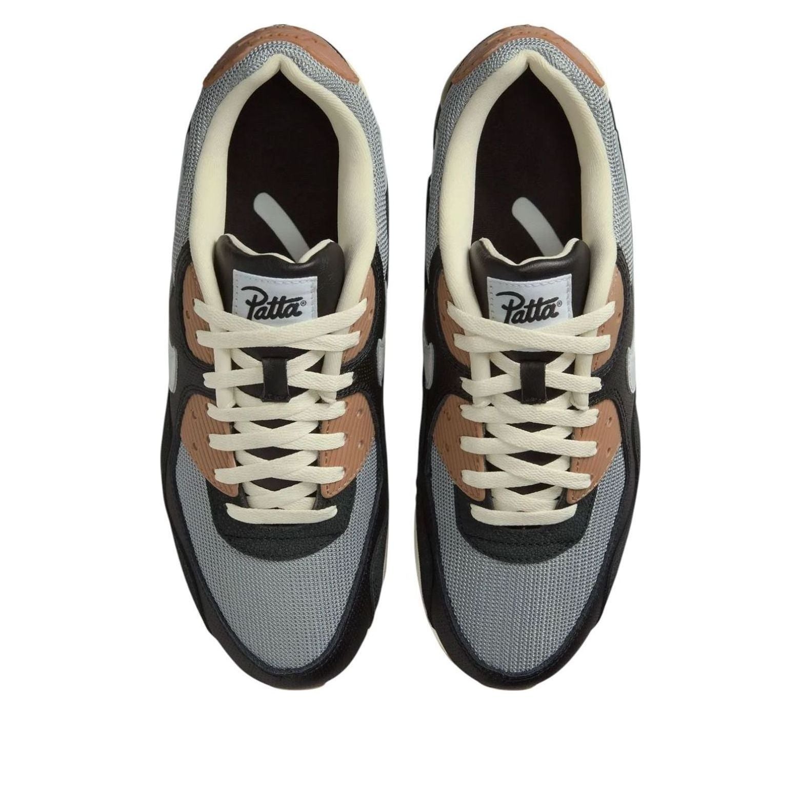 Nike x Patta Air Max 90 SP 'Waves Black Particle Grey' IF5605-002