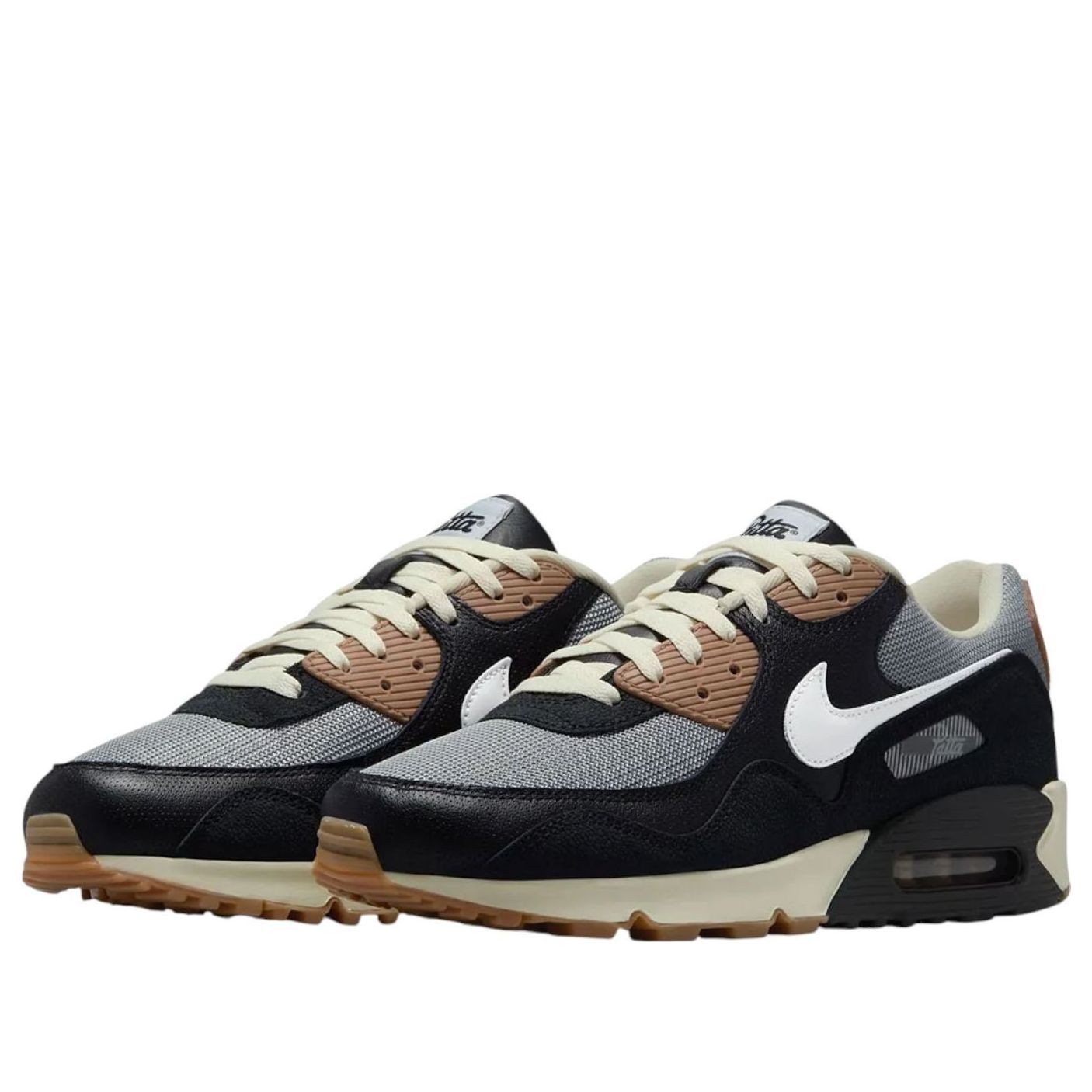 Nike x Patta Air Max 90 SP 'Waves Black Particle Grey' IF5605-002