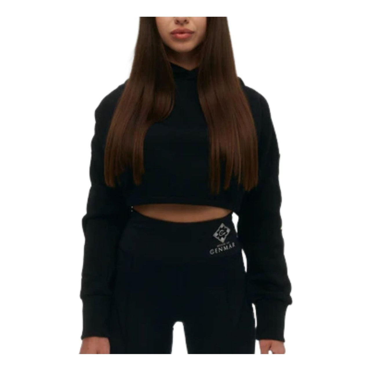 (WMNS) House of Cenmar Cropped Hoodie 'Black' HOC-DCH