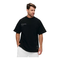 House of Cenmar T-Shirt with printed picture 'Black' HOC-W233