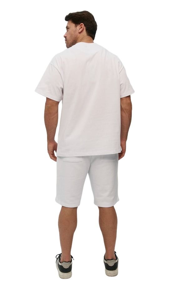 House of Cenmar Plain Loose Fit T-Shirt 'White' HOC-WN6