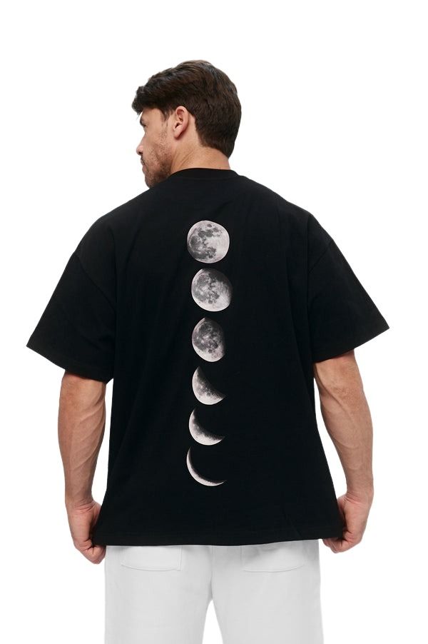 House of Cenmar T-Shirt with printed picture 'Black' HOC-W233