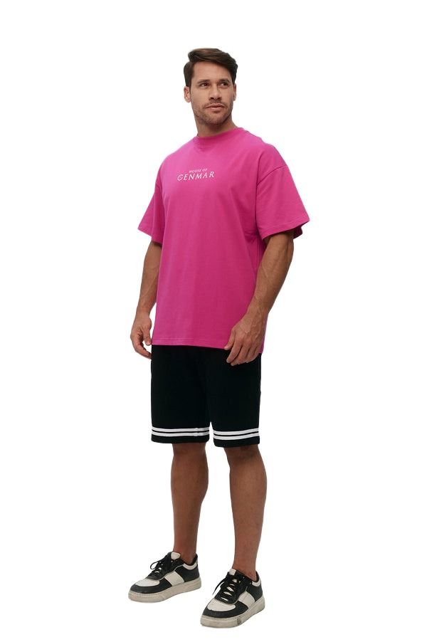 House of Cenmar Plain Loose Fit T-Shirt 'Pink' HOC-WN7