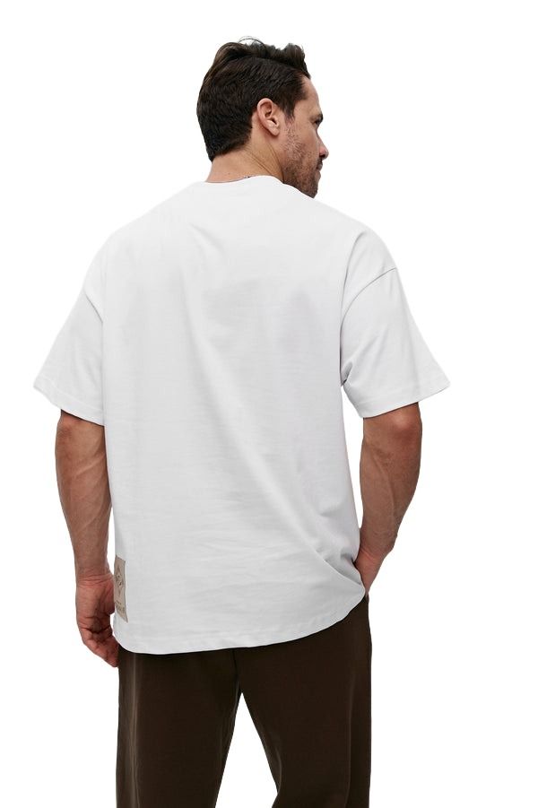 House of Cenmar T-Shirt with printed quotes 'White' HOC-W231