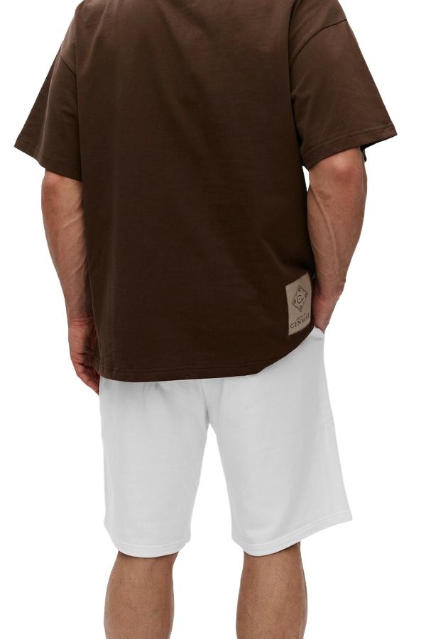 House of Cenmar Wolf Printed T-Shirt 'Light Brown' HOC-W234