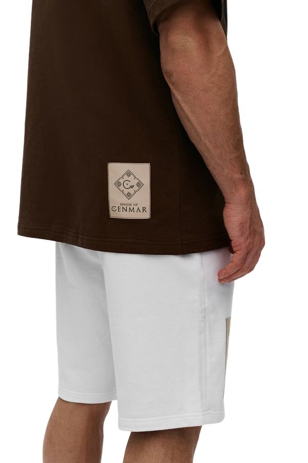 House of Cenmar Wolf Printed T-Shirt 'Light Brown' HOC-W234