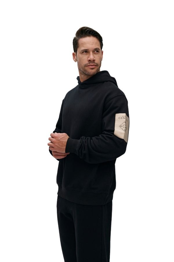 House of Cenmar Hoodie with Cenmar Patch 'Black' HOC-WPH