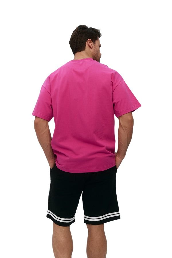House of Cenmar Plain Loose Fit T-Shirt 'Pink' HOC-WN7