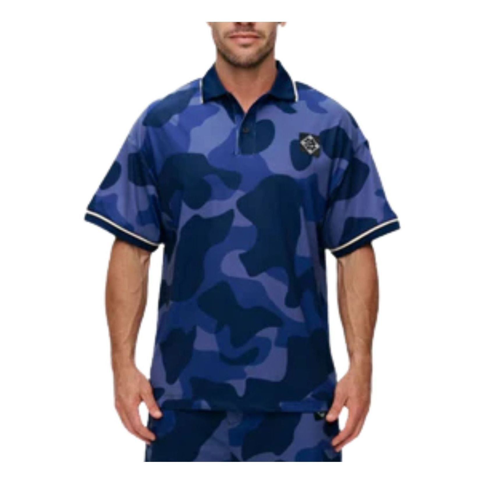 House of Cenmar Short Sleeves Polo T-Shirt 'Dark Blue' HOC-F004