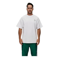 House of Cenmar T-Shirt Cenmar Pattern on A Back 'White' HOC-WTO3