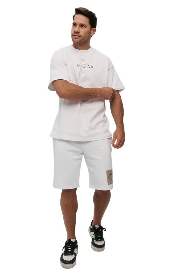House of Cenmar Plain Loose Fit T-Shirt 'White' HOC-WN6