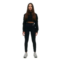 (WMNS) House of Cenmar Leggings with Logo Print 'Black' HOC-WN8