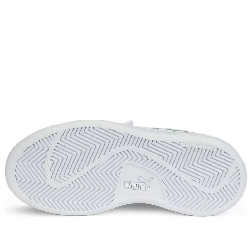 (GS) PUMA Smash V2 Home School 'White' 386200-02