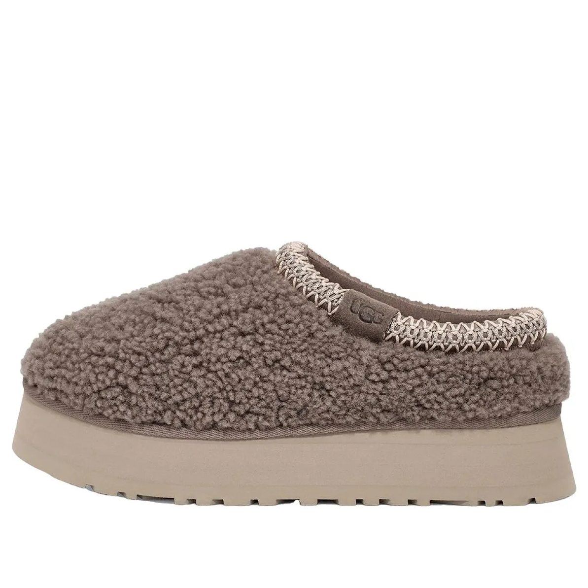 (WMNS) UGG Tazz Slipper Maxi Curly 'Smoke Plume' 1167770-SKP