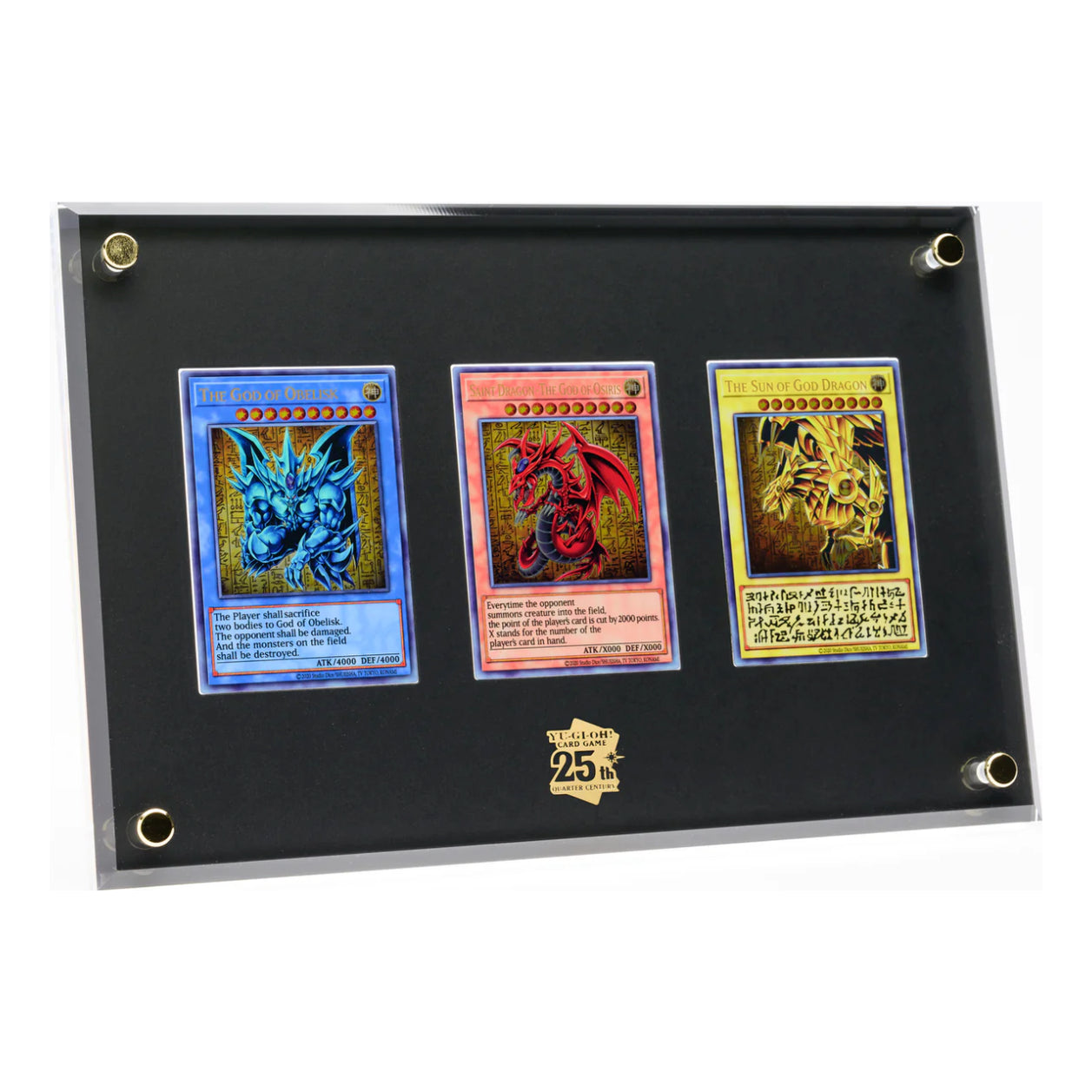 Yu-Gi-Oh! Official Card Game Eng. 25th Anniversary 'Egyptian God Special Card Stainless Steel Set' YGO-OCG-CG1915-169047