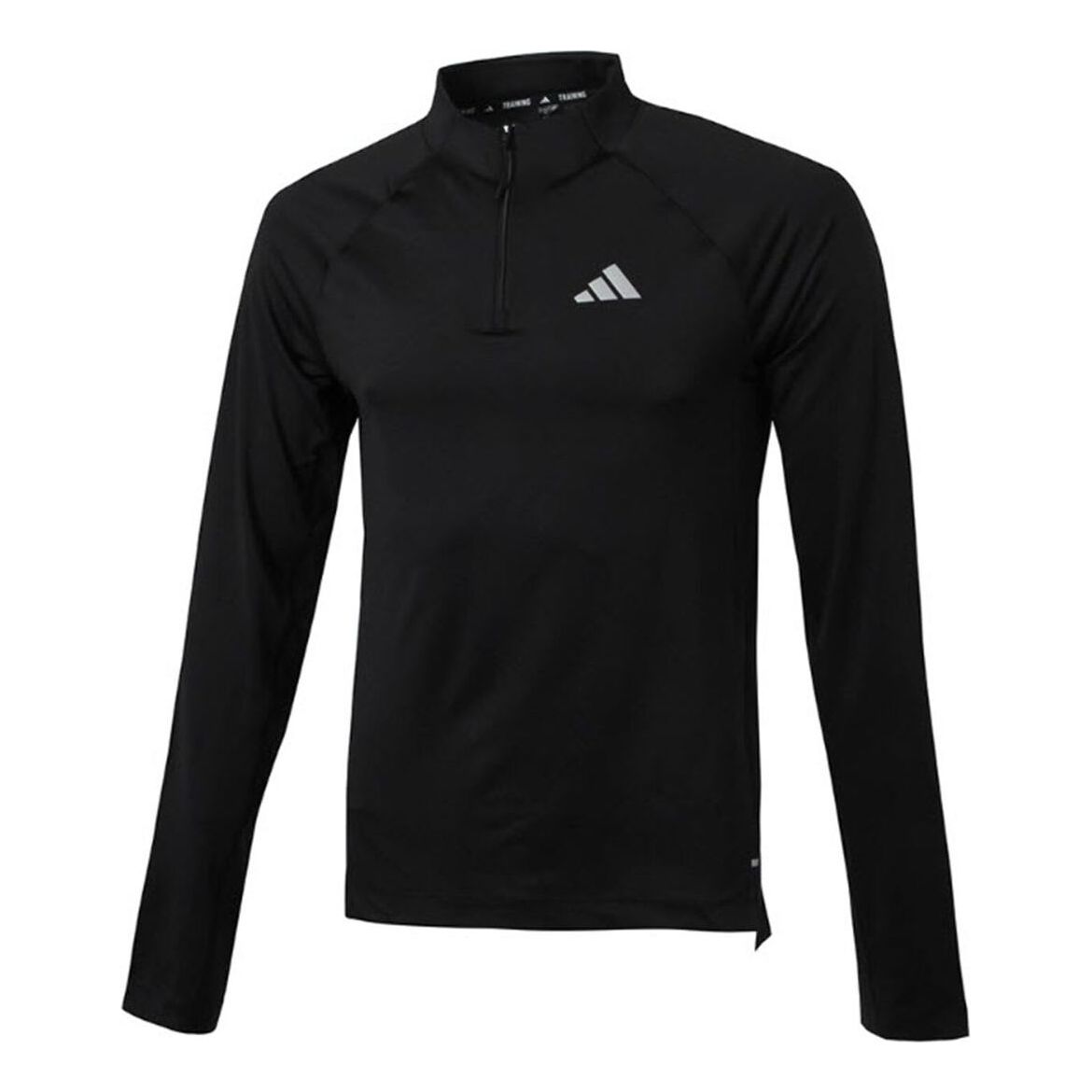 adidas Gym+ Training 1/4-Zip Long Sleeve T-Shirt 'Black' IP4468