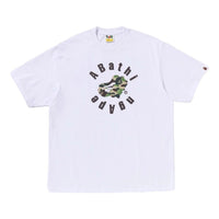 A Bathing Ape Abc Camo Heart Ape Relaxed Fit T-Shirt 'White' 1L30-110-328-WHT
