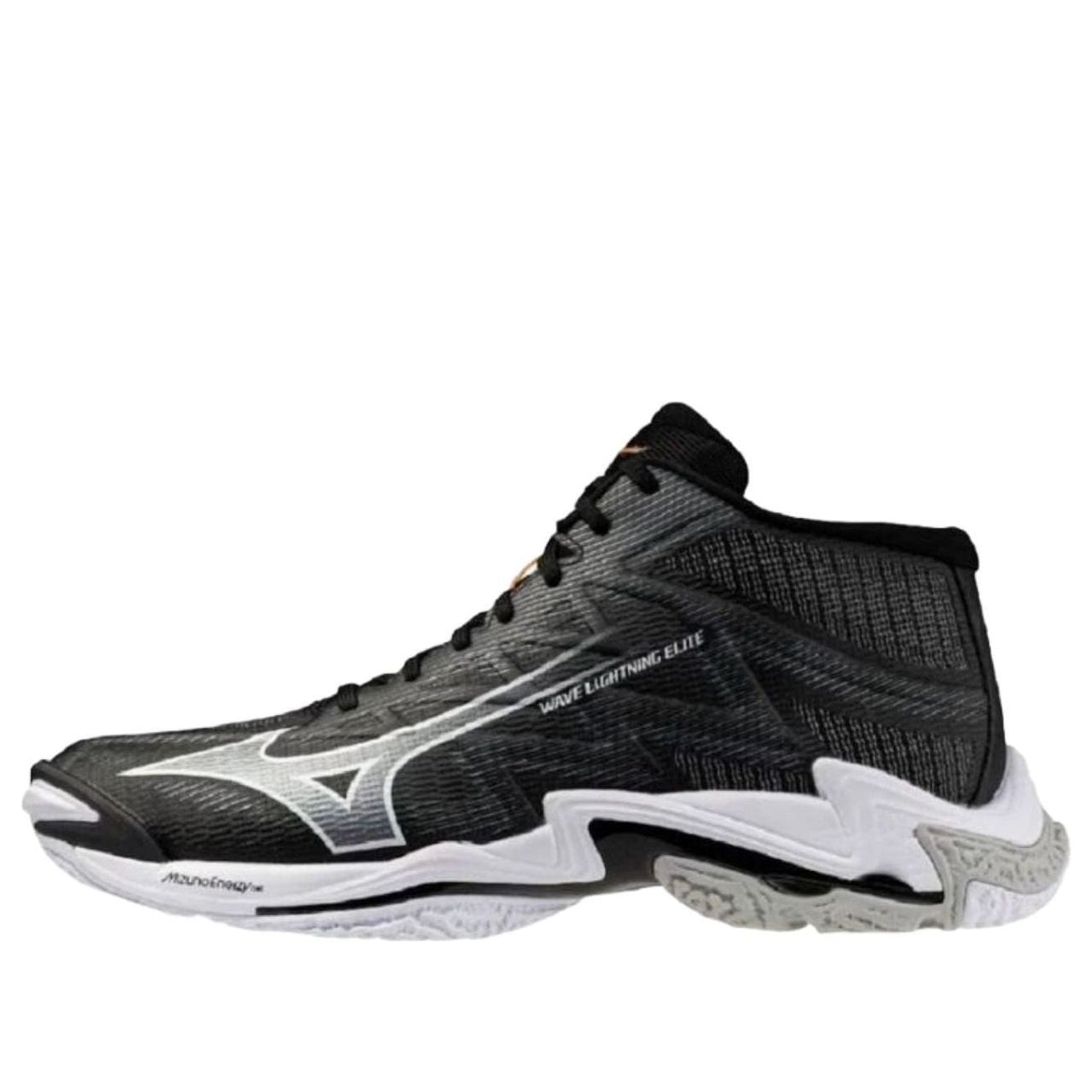 Mizuno Wave Lightning Elite Mid 'Black White' V1GA260552