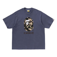 A Bathing Ape Map Camo By Bathing Ape Relaxed Fit T-Shirt 'Charcoal' 1L30-110-342-CRL