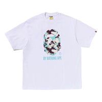A Bathing Ape Map Camo By Bathing Ape Relaxed Fit T-Shirt 'White' 1L30-110-342-WHT