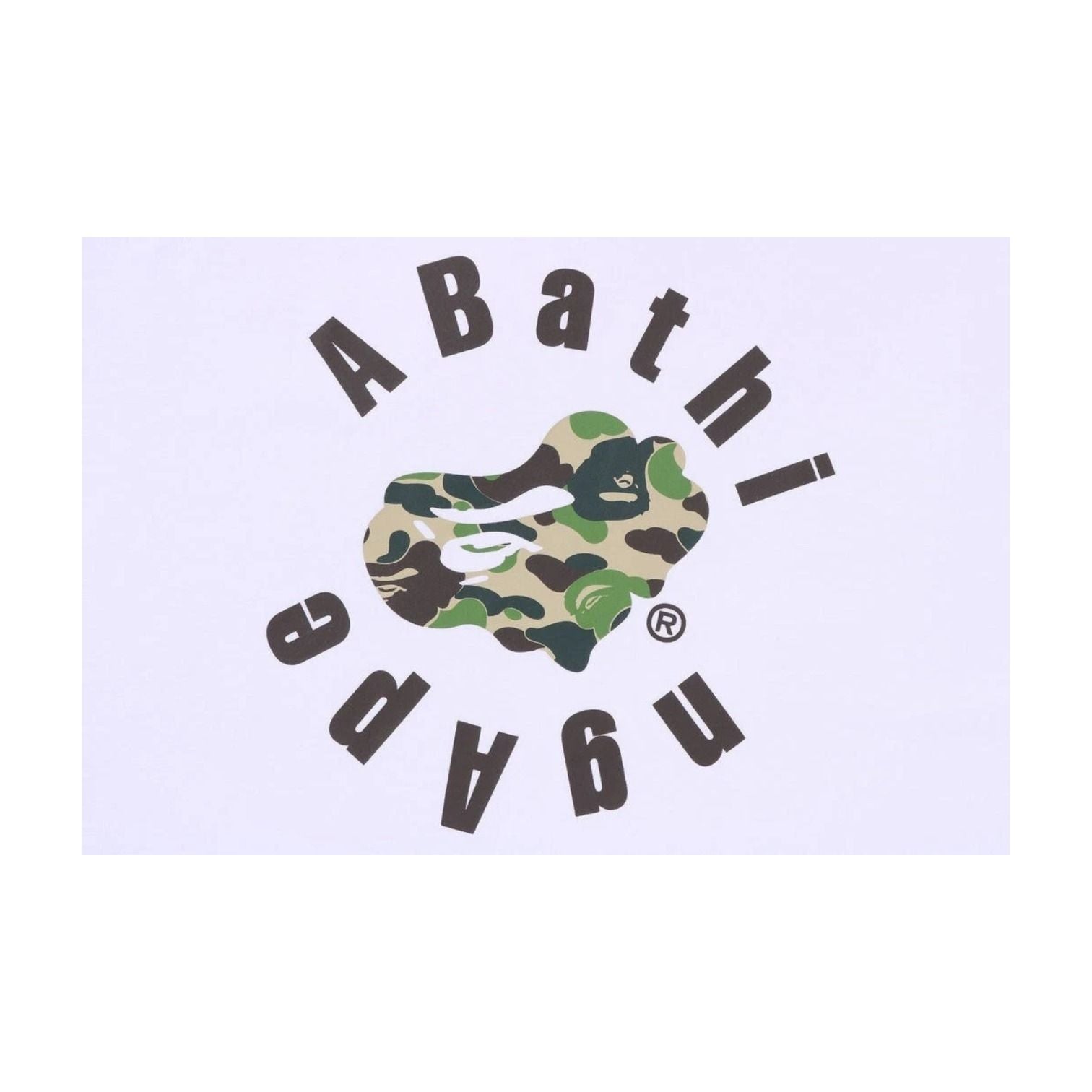 A Bathing Ape Abc Camo Heart Ape Relaxed Fit T-Shirt 'White' 1L30-110-328-WHT
