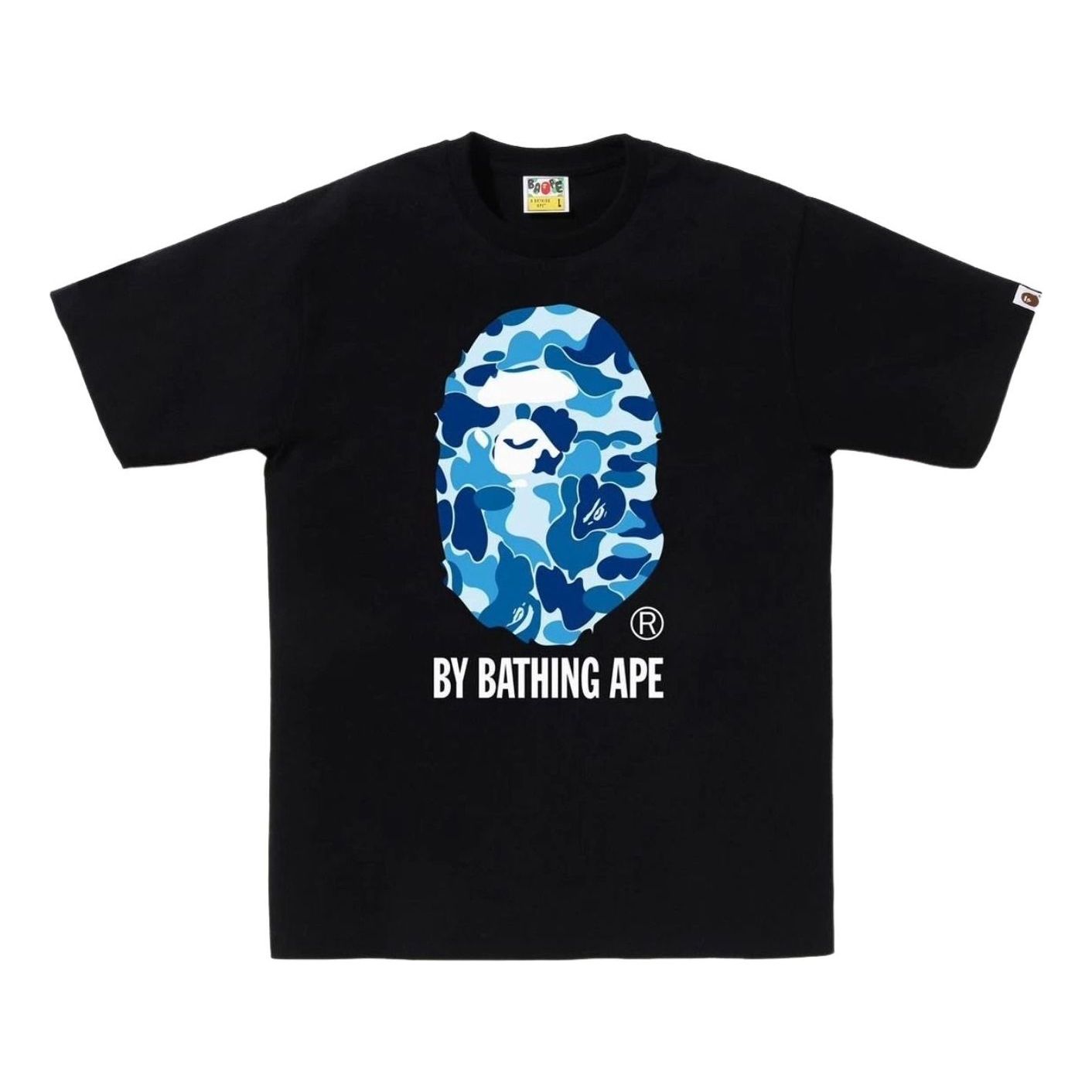 A Bathing Ape ABC Camo T-Shirt 'Black Blue' 1M30-110-005-BLKBLU