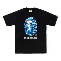 A Bathing Ape ABC Camo T-Shirt 'Black Blue' 1M30-110-005-BLKBLU