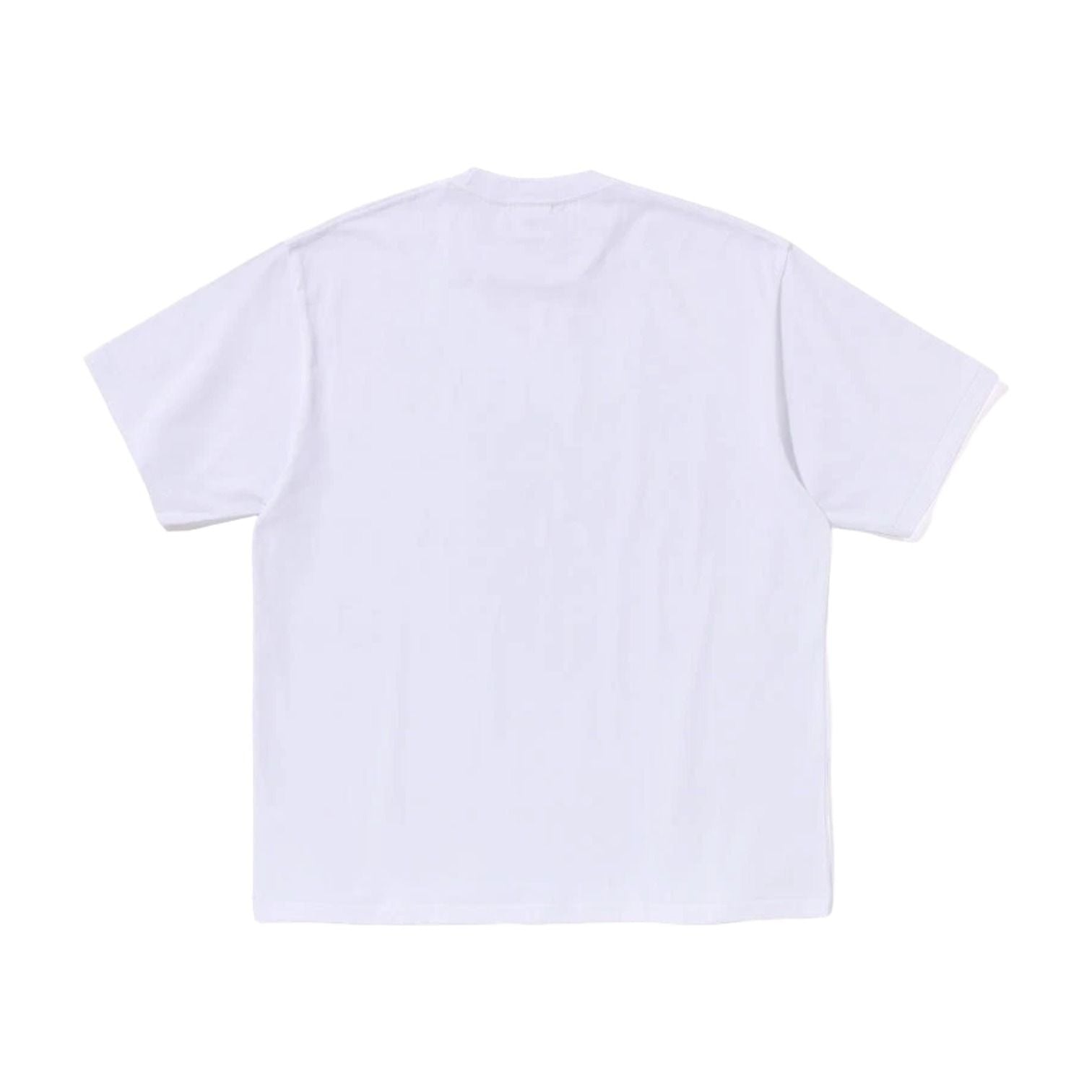 A Bathing Ape Abc Camo Heart Ape Relaxed Fit T-Shirt 'White' 1L30-110-328-WHT