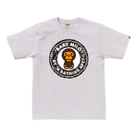 A Bathing Ape Neon Camo Milo Busy Works T-Shirt 'Grey' 2L30-110-009-GRY
