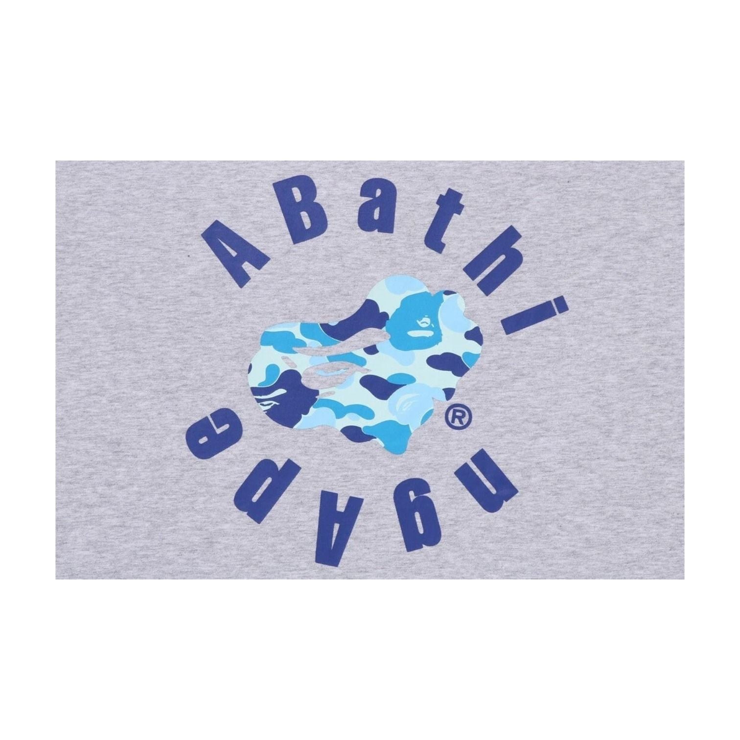 A Bathing Ape Abc Camo Heart Ape Relaxed Fit T-Shirt 'Grey' 1L30-110-328-GRY