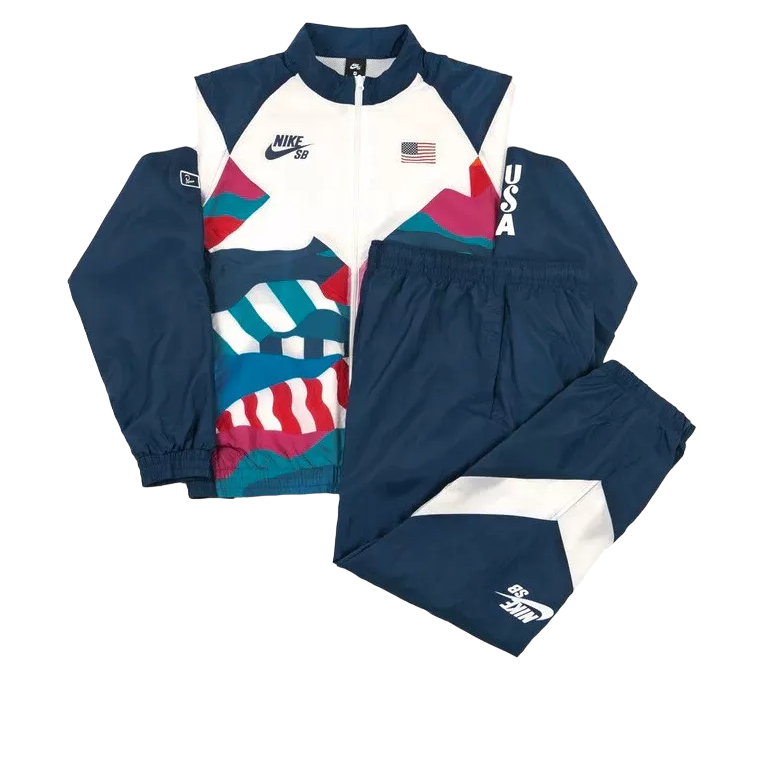 Nike SB x Parra USA Federation Kit Crew Jersey 'Blue White' CT6075-426