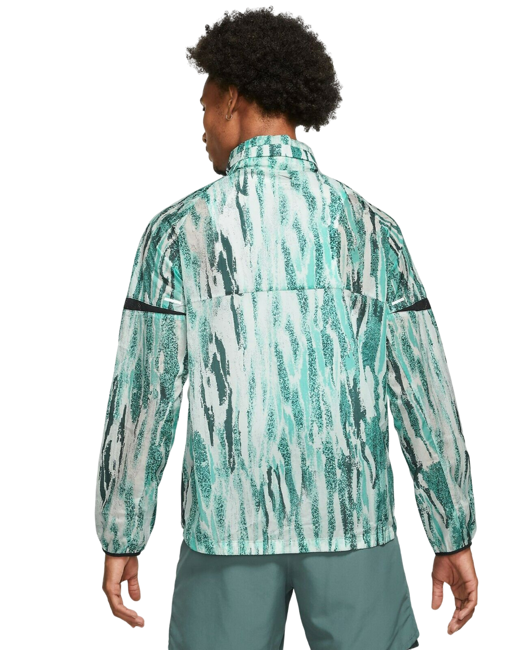 Nike Windrunner Wild Run Printed Running Jacket 'Teal Green' DA1161-387