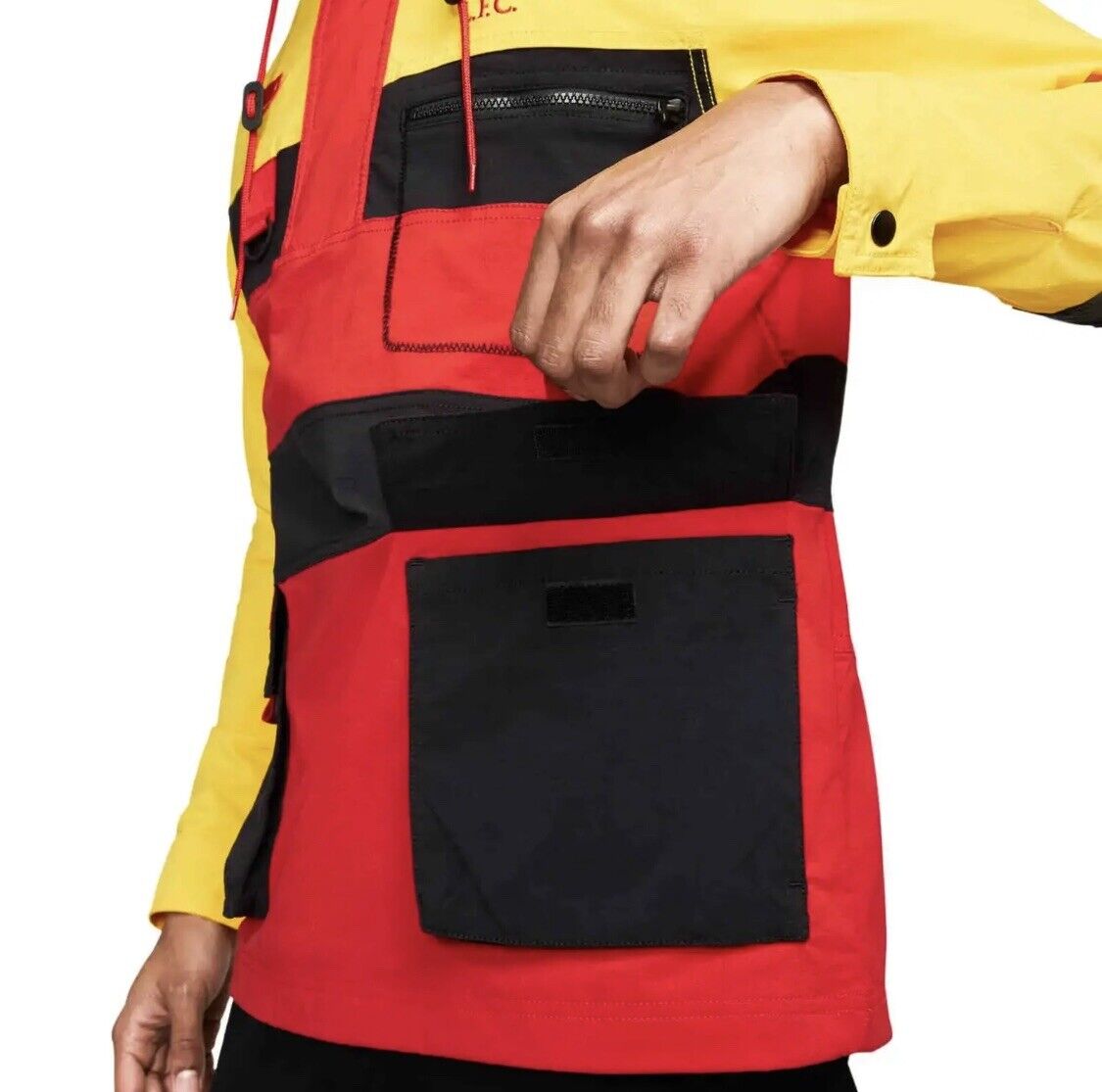Nike Logo 'Yellow Rush Red Black' DD9714-703