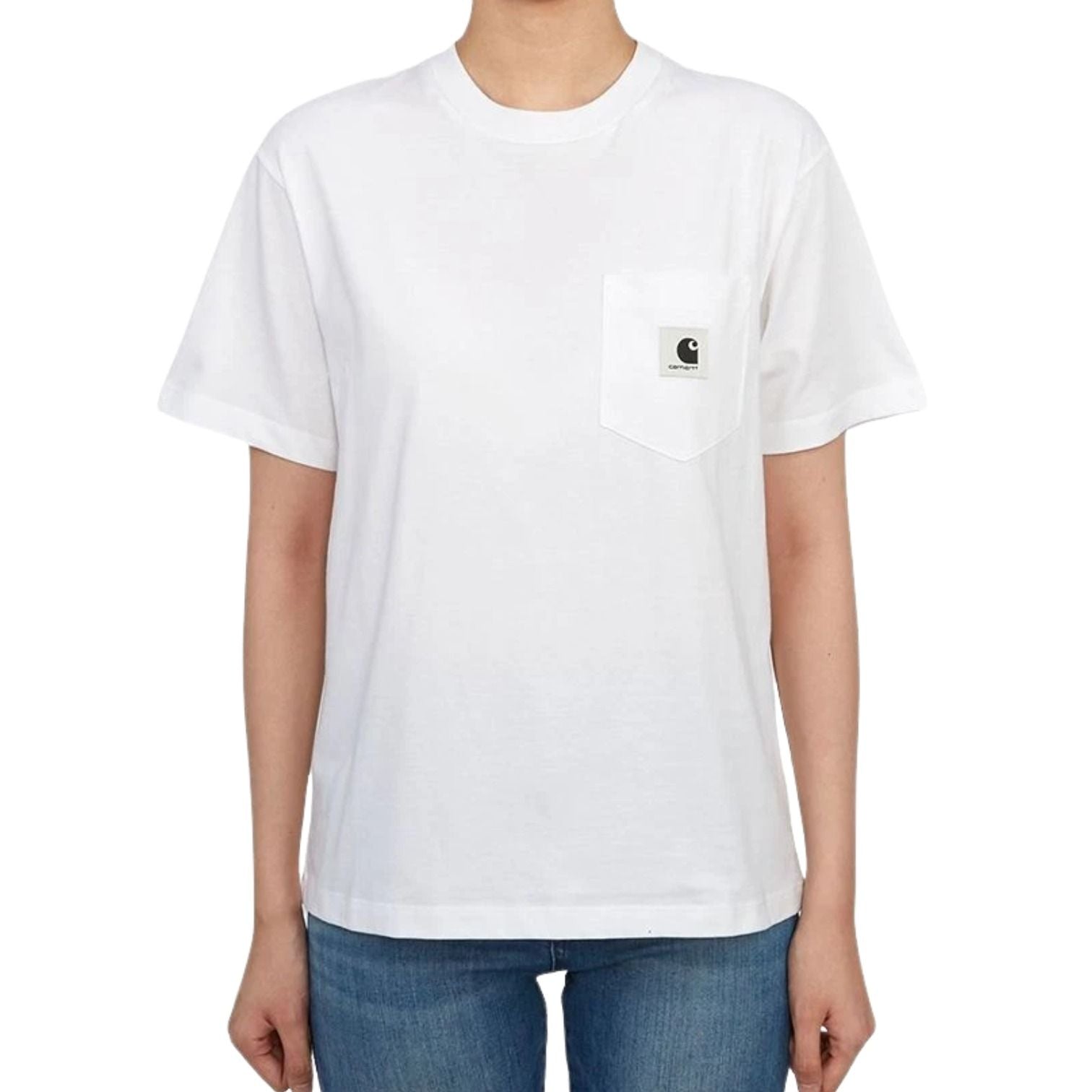 (WMNS) Carhartt WIP Pocket Short Sleeve T-Shirt 'White' I032215-02-XX