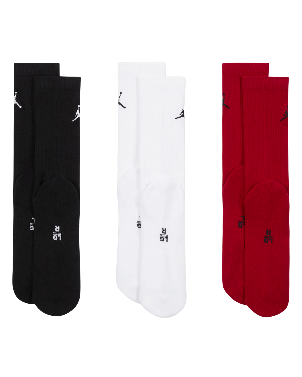 Air Jordan Socks 'Black White Red' DX9632-902