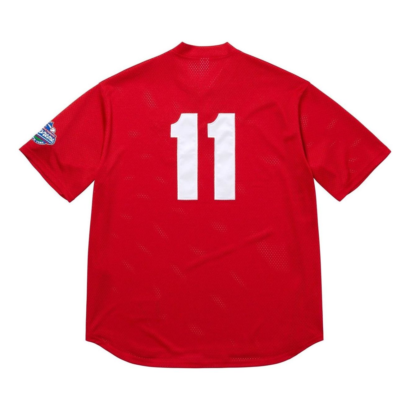 Supreme S Logo Baseball Henley 'Red' SS25KN95-RED
