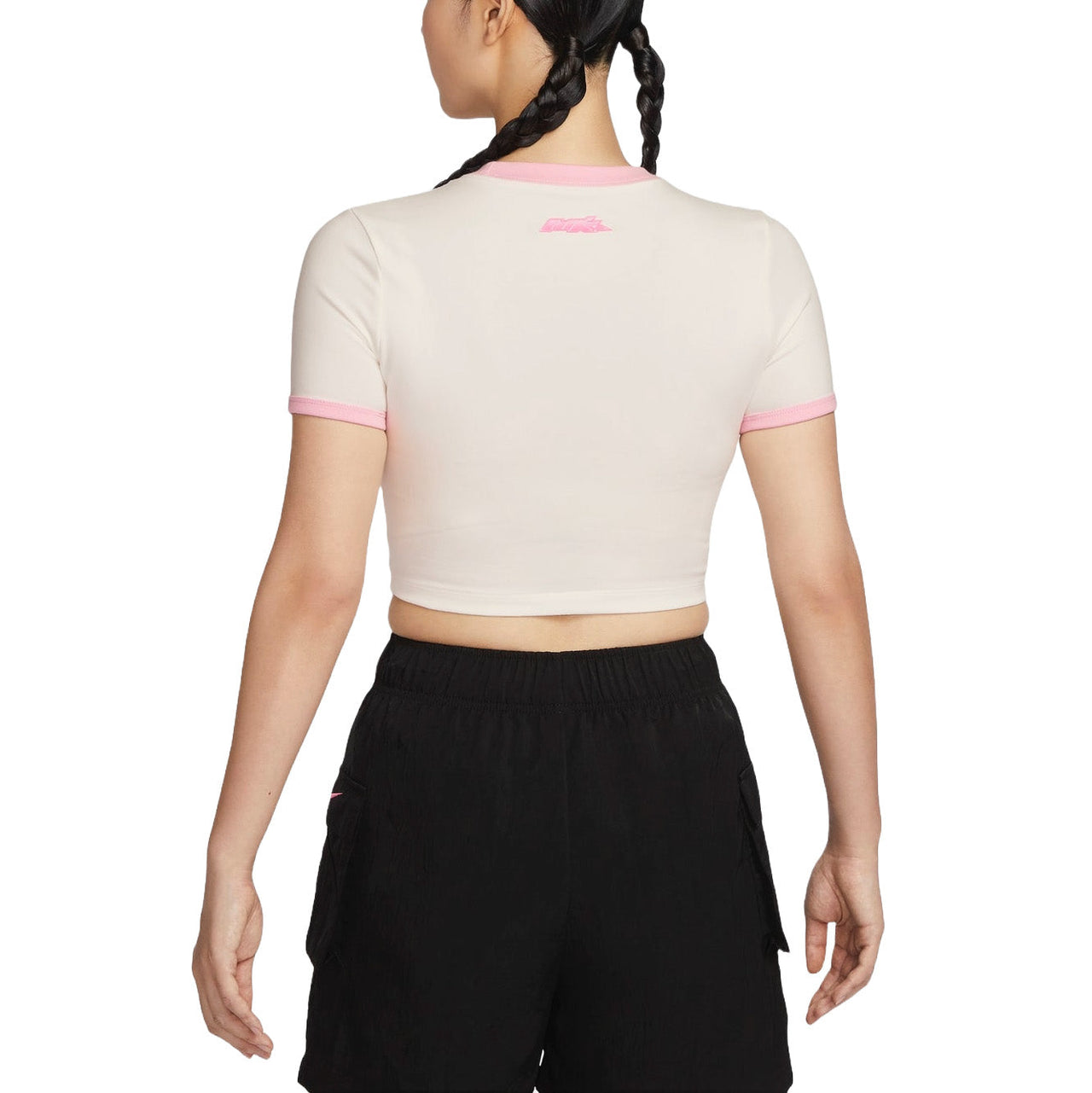 (WMNS) Nike Sportswear Slim Cropped T-Shirt Asia Sizing 'Sail' HM4621-133