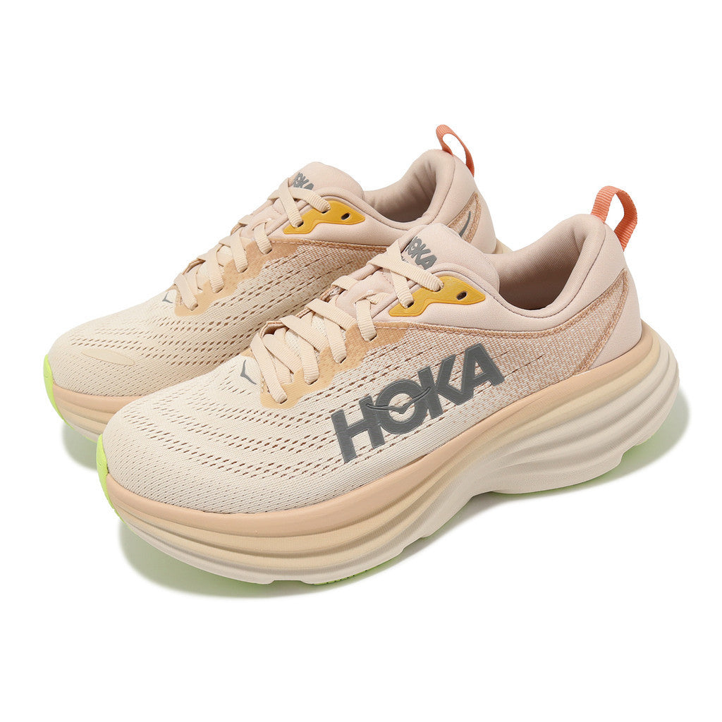 (WMNS) HOKA ONE ONE Bondi 8 Wide 'Cream Vanilla' 1127954-CMV