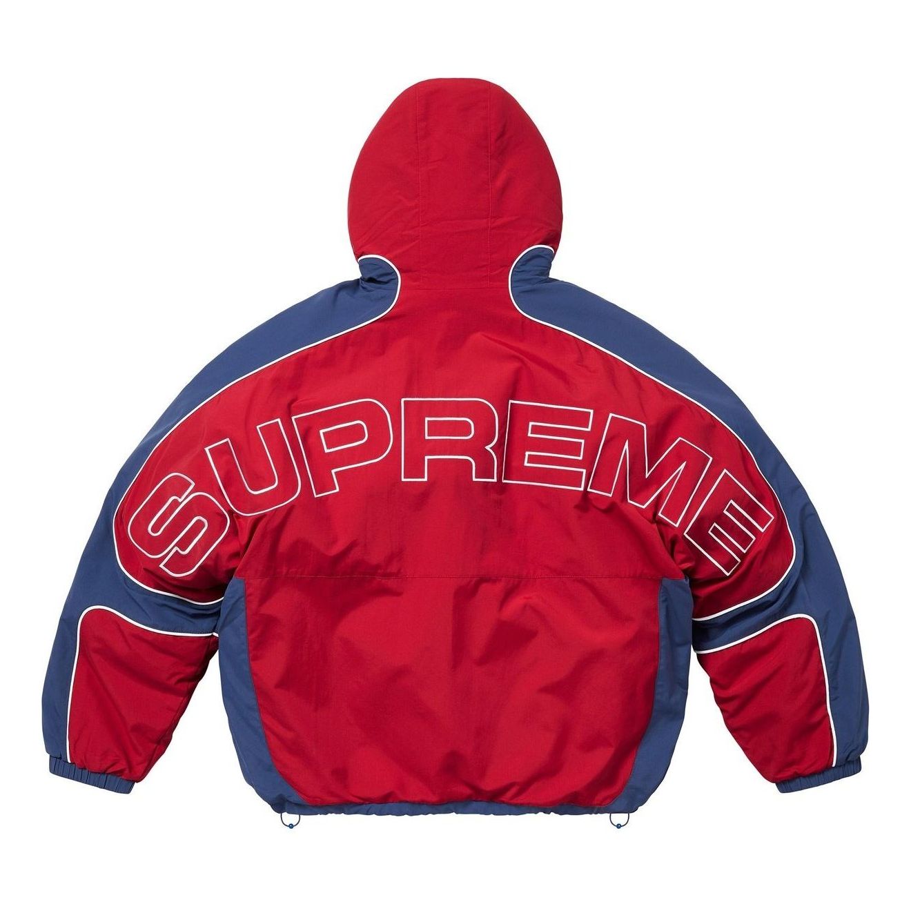 Supreme Faux Fur Reversible Hooded Track Jacket 'Red' SS25J67-RED